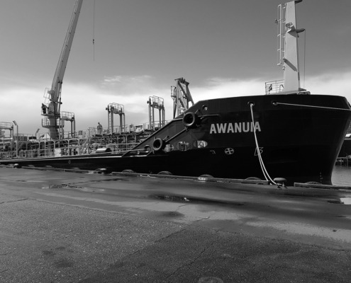 marine alignment services onboard the Awanuia